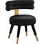 Chaise d'appoint rembourrée en velours Reimers-1441763668