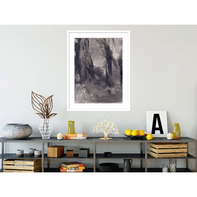 Les Arbres par Odilon Redon, impression giclée sur cadre
