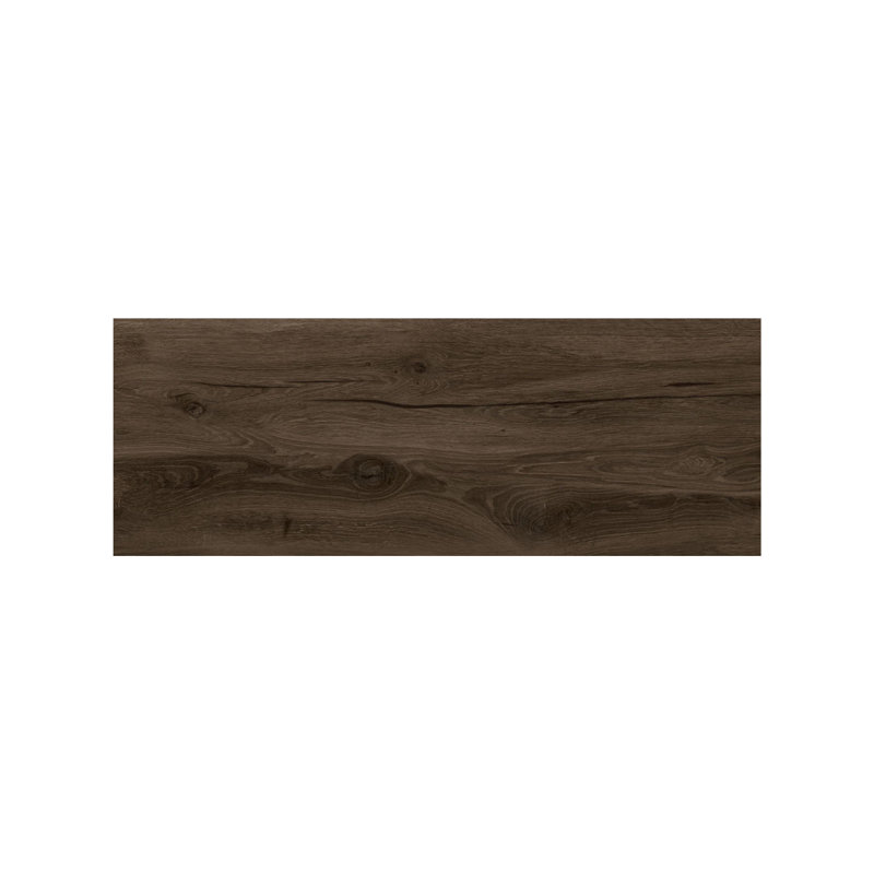 Carreau en porcelaine aspect bois 7,87 "x 47,24" Bricolla, Brun