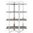 Libby Chrome Finish Bookshelf