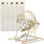 Grand ensemble de jeu de bingo GSE avec cage de bingo en laiton, boules de ping-pong de 1,5 po, tableau principal pour les grands groupes