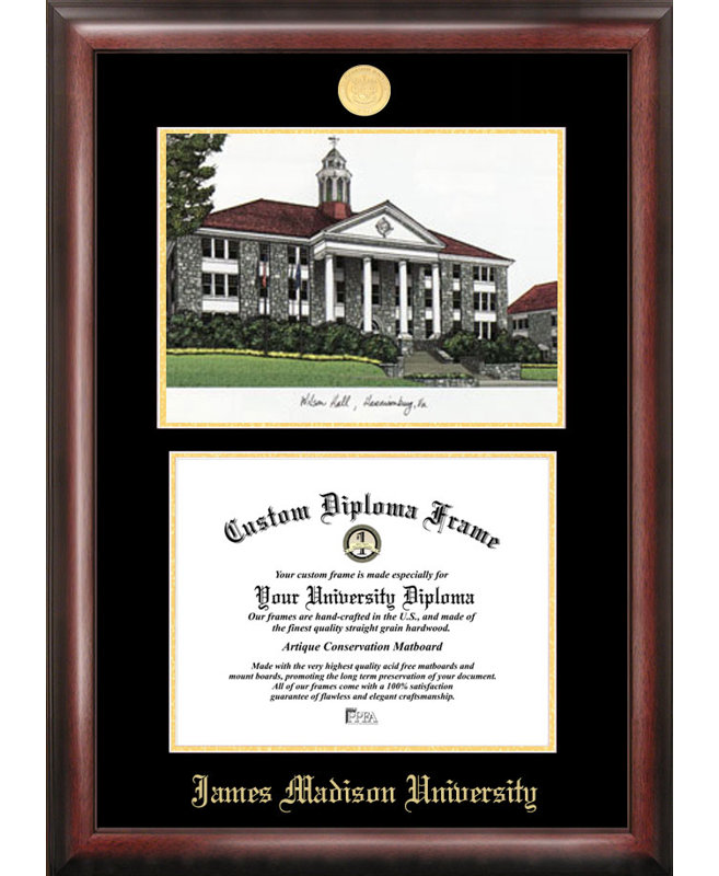 Evyonne James Madison University Diploma Picture Frame