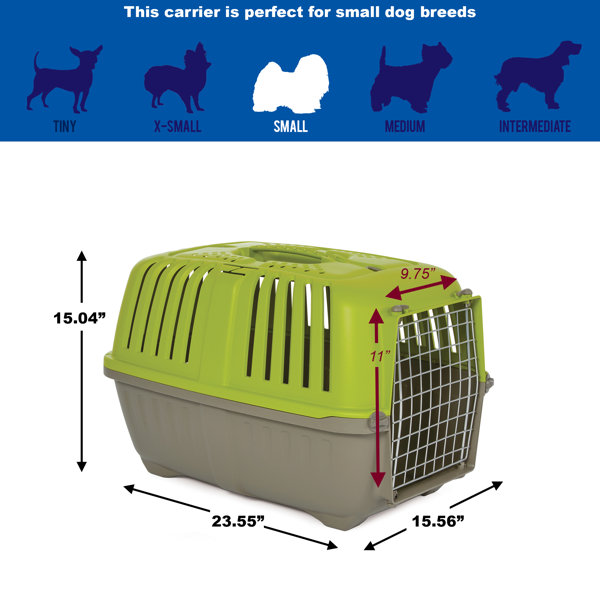 Ferplast Atlas Pet Carrier | Small Pet Carrier for Dogs & Cats w/Top & Front