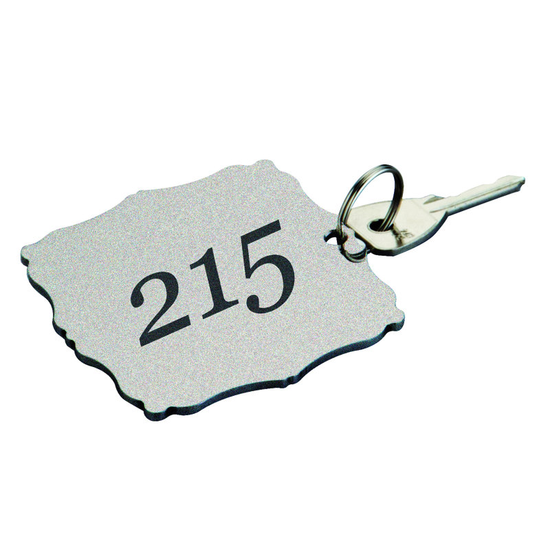 Dolce Vita Key Chain 01 - 6 Pieces, Pewter