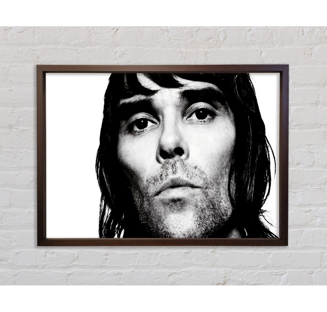 Ian Brown B N W - Drucken