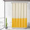 Doublure de rideau de douche en tissu imperméable de qualité supérieure avec aimants inférieurs, douce et légère, de qualité hôtelière, lavable à la machine, taille standard