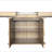 Expandable dining table with storage Modern minimalist dining table for 6-10 people