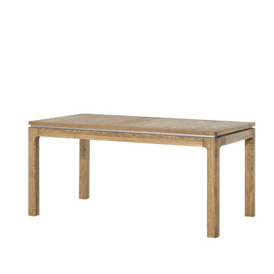 Montenegro Solid + Manufactured Oak Wood Extendable Dining Table 160-250/76/90