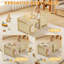 Ensemble de table et de chaises pour enfants avec rangement, table d'activités pour tout-petits en bois avec 1 chaise, table de jeu multifonctionnelle pour le dessin, la lecture, l'heure du goûter, pour les enfants de 2 à 6 ans