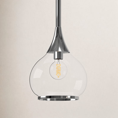 Nieve Single Light Glass Pendant