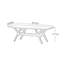 Table basse en bois au design rétro minimaliste