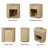 Reeded Nightstand With 1 Drawer, Open Shelf Storage Built-in Outlets USB Type-C Charging Station-711120264-720913634
