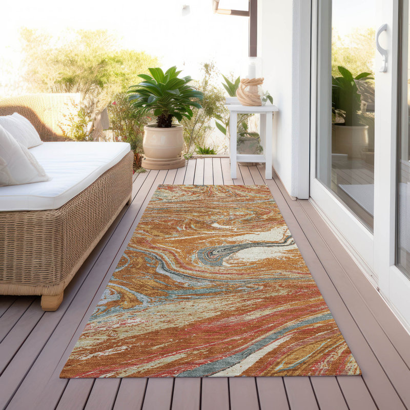  Tapis intérieur / extérieur lavable à la machine Chayden ACN1061, Tapis de couloir 2 pi 3 po x 7 pi 6 po