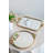 Marquasha Round Iron Mirrored Decorative Tray 