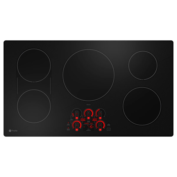 GE Profile 36-in 5 Elements Stainless Steel Smart Induction