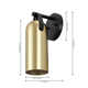 Caniah Single Light Iron Dimmable Armed Sconce