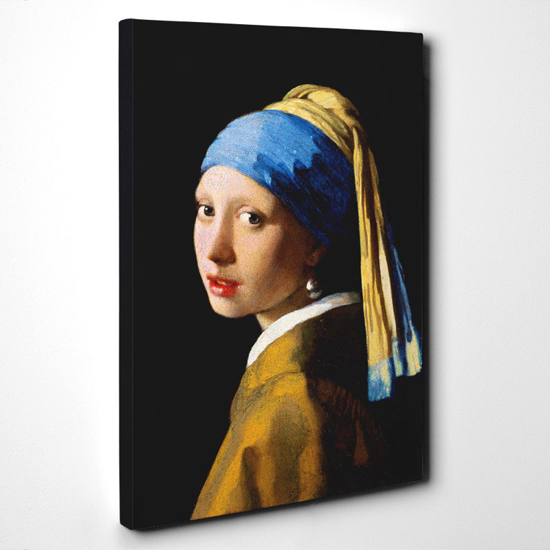 Johannes Vermeer - Wrapped Canvas Painting, 60cm H x 40cm W
