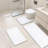 4 Piece Soft Absorbent Microfiber Bath Rug Set with Non-Slip Backing-919824397