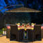 Oullins 3m Cantilever Parasol with Lights-309750414
