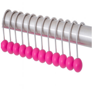 Crochets de rideau de douche ronds (Ensemble de 12)