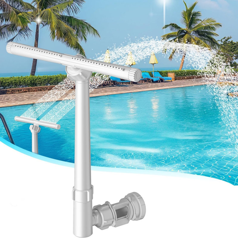 Dual Spray Pool Fountain With 360° Adjustable Nozzle For Above Ground And In-Ground Pools - Enhance Your Pool Oasis With A Refreshing Water Feature