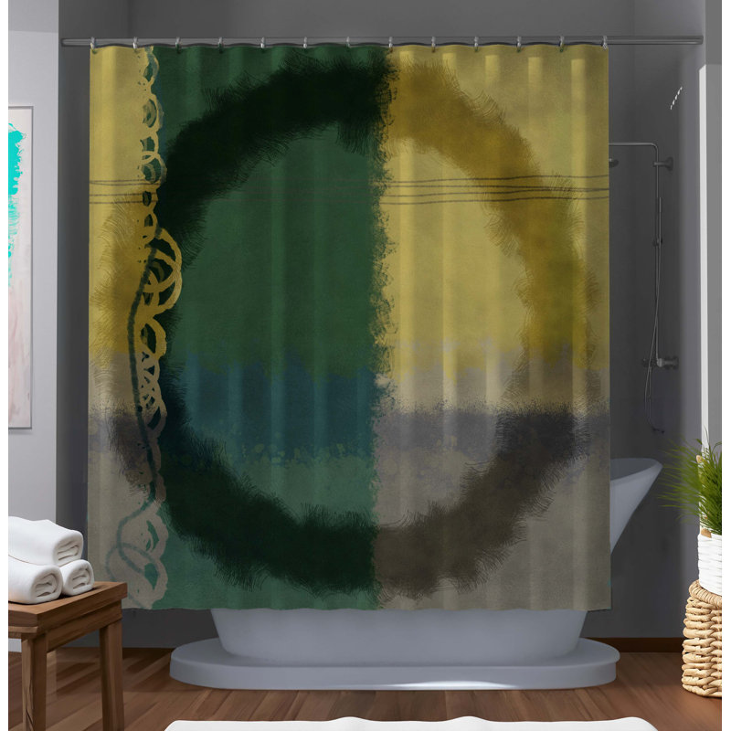 Rideau de douche abstrait Swayzee