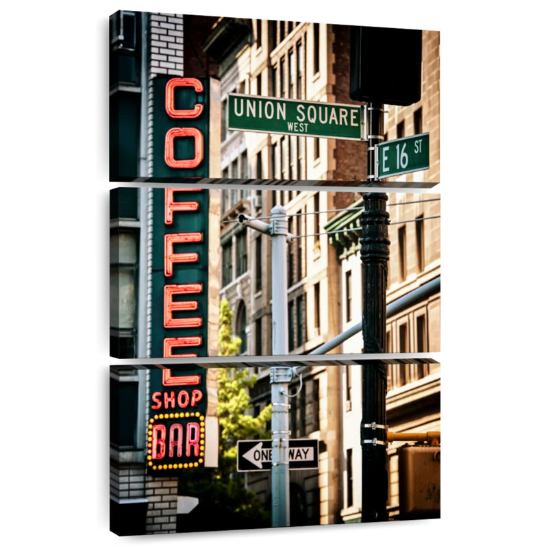 Sireci Union Square Coffee, 32" H x 20" W