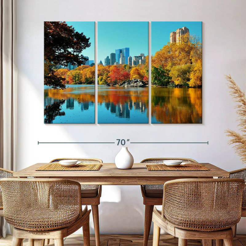 Rorry Central Park In Fall, 42" H x 65" W