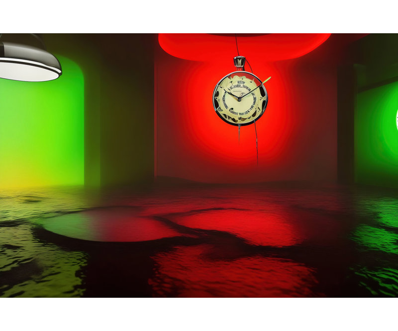 «Persistance of Memory Reimagined 52» par Stephen Chambers, impression sur toile tendue, L 24 po x H 20 po