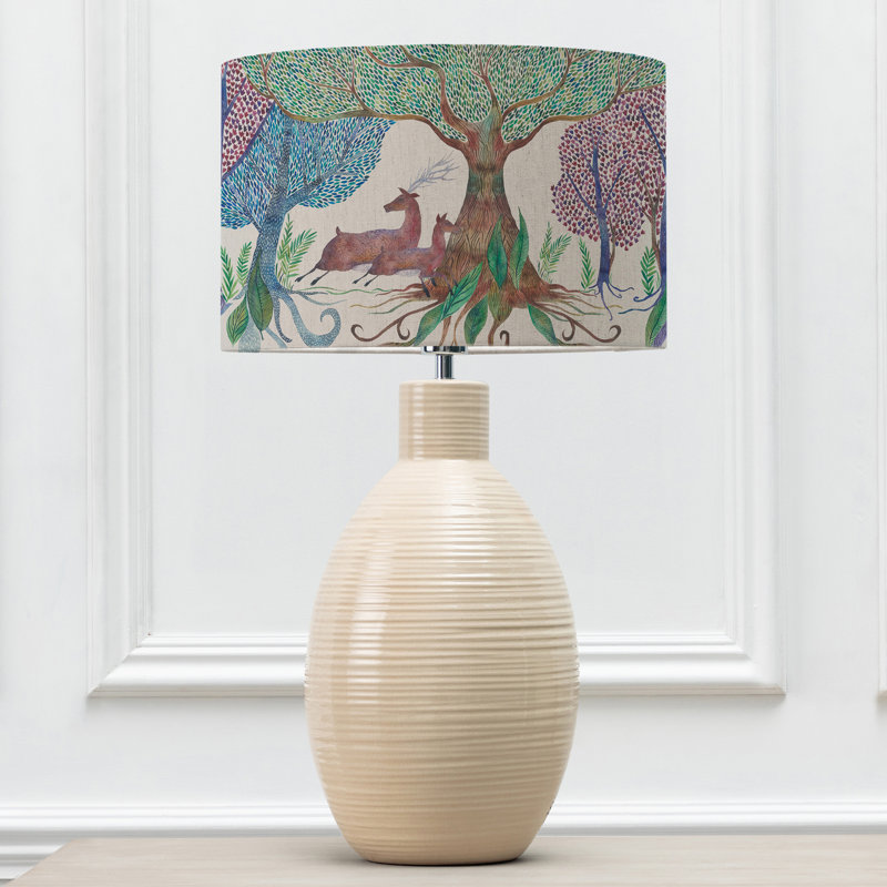 Willow Woods Ceramic Table Lamp