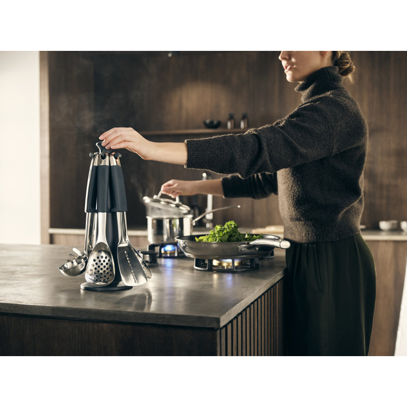 Joseph Joseph Elevate 6-Piece Stainless Steel Utensil Set with Carousel