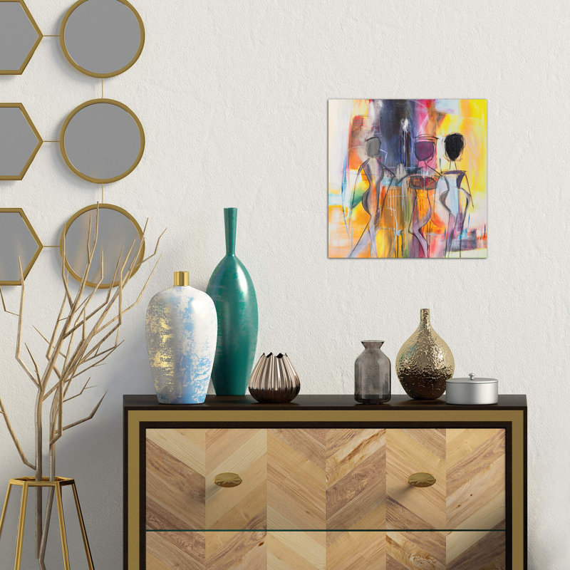 Bosa Nova by Jane M. Robinson - Wrapped Canvas Painting, 45.72 cm H x 45.72 cm W x 1.91 cm D