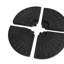Base de parasol noire