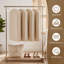 Paquet de 3 sacs à vêtements suspendus en coton, housses respirantes pour le rangement des placards, 42,5 po x 23,6 po, beige
