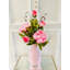 Arrangement floral pivoines dans un vase