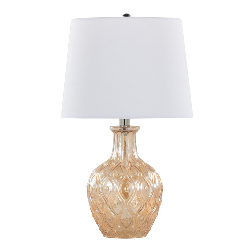 Lampe de table contemporaine, Brun