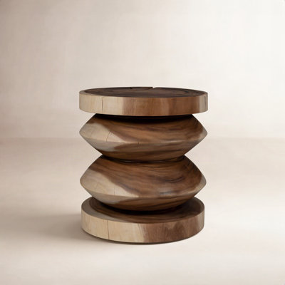 Hayati 18" Acacia End Table