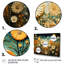 Cactus Manrica orange sarcelle, désert, oasis, tonneau sur toile-1126209525-1126209483