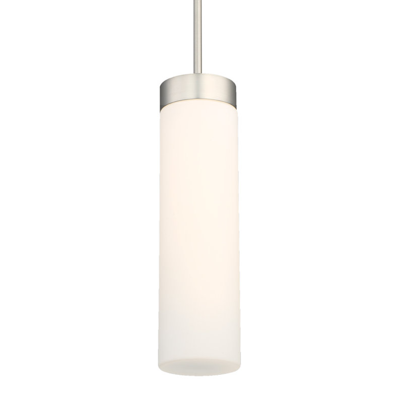 Cheswick 1 - Light LED Single Pendant, Satin Nickel, 3000K, 11" H x 3.5" W x 3.5" D