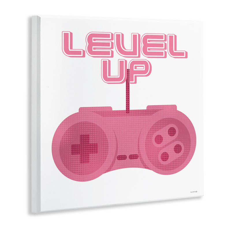 «Girl Gamer», plaque murale rose, Yass Naffas Designs