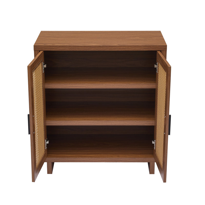 Youssouf 30.02'' Wide Accent Cabinet, Walnut