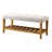 Warwickshire Wood Upholstered Storage Bench with Slatted Shelf-2028736825-2143884492