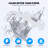  Non-electric Dual Nozzle Bidet Accessory, Adjustable Water Pressure, Self Clean Water Sprayer