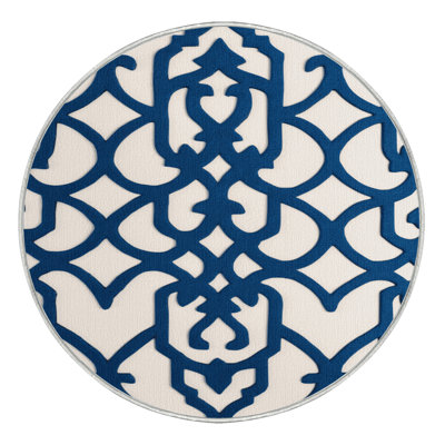 Machine Washable Trellis Beige Area Rug