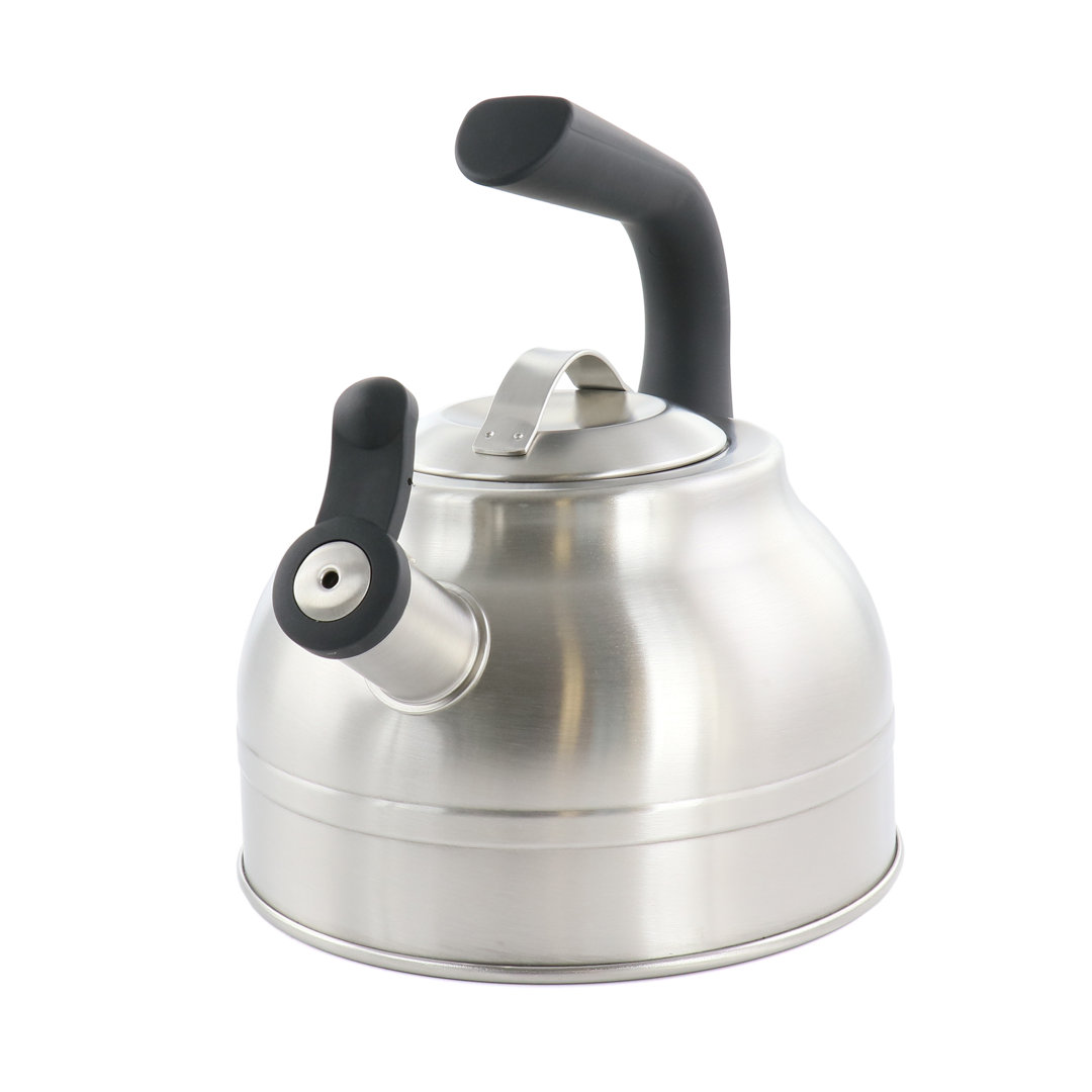 2.3 Quart Stainless Steel Whistling Tea Kettle in Silver Kenmore
