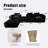 Modular Sectional Sofa Couches 4 Seat Modular Foam Sectional Couches for Living Room with 1 Ottoman, Cloud Couch with Oversized Chaise