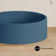 Lavabo vasque rond en béton 14,5 po Lisse-112453218