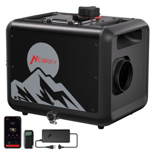 8KW Diesel Heater, 7.5L Toolbox MAX Diesel Air Heater 110/12/24V Parking Heater with App Control, CO Alarm, Wireless Temperature Sensing & Altitude Mode