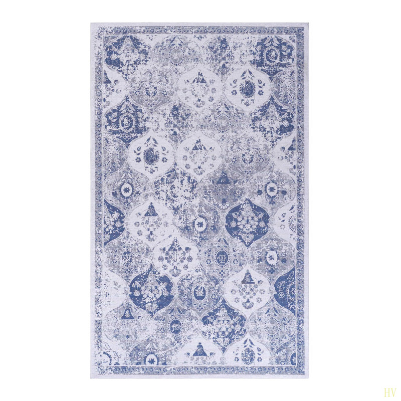 6X9 Area Rugs, Washable Rug, Low-Pile, Non-Slip, Non-Shedding, Foldable, Kid & Pet Friendly - Area Rugs For Living Room, Bedroom, Kitchen ( 6' X 9')