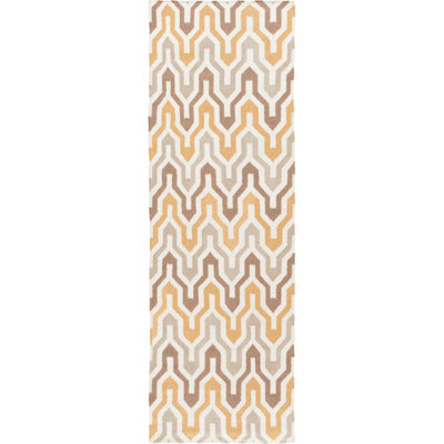 Robby Flatweave Wool Chevron Indoor Rug